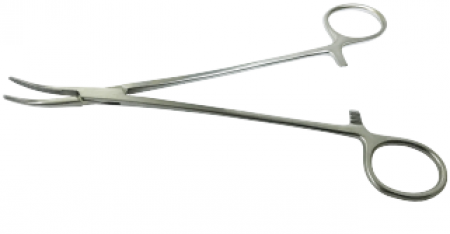 Затискач кровозупинний Адсона, вертикально-зігнутий, 185 мм Bio Tules Impex 9-129.1